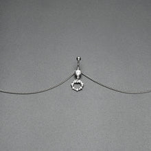 Load image into Gallery viewer, Clear Gem Wreath of Glam Dangle Belly Ring Belly Chain
