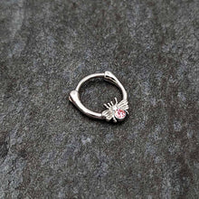 Load image into Gallery viewer, 16G 5/16 Pink Gem Ultra Fly Cartilage Clicker