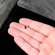 Load image into Gallery viewer, 16G 5/16 Poison Green Bottle Glow in the Dark Labret Monroe Tragus