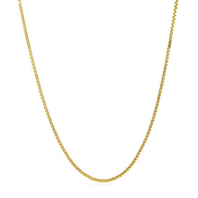 Load image into Gallery viewer, 14k Yellow Gold Adjustable Box Chain (1.10 mm)