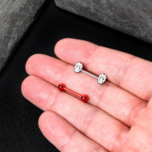 Load image into Gallery viewer, Officially Licensed Halloween Jason Mask Friday the 13th Nipple Ring Set