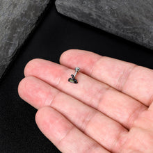 Load image into Gallery viewer, 16G 1/4 Good Witch Hat Glow in the Dark Cartilage Tragus Earring