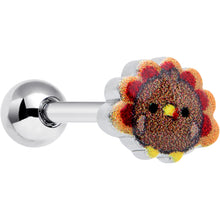 Load image into Gallery viewer, 16G 5/16 Sweet Tiny Turkey Thanksgiving Cartilage Tragus Earring