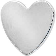 Load image into Gallery viewer, 16G 1/4 Internally Threaded Simple Style Heart Labret Tragus