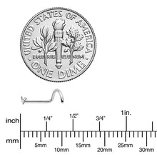 Load image into Gallery viewer, 20G 1/4 Itty Bitty Bat Left Side Nose Screw