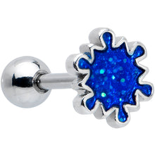 Load image into Gallery viewer, 16G 1/4 Penguin Snowman Holiday Blue Cartilage Earring Set of 3