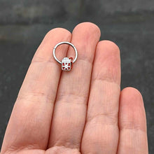 Load image into Gallery viewer, 16G 3/8 Sweet Hot Cocoa Marshmallow Mug Hinged Segment Ring
