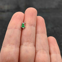 Load image into Gallery viewer, 16G 5/16 Happy Christmas Tree Hat Labret Monroe Tragus