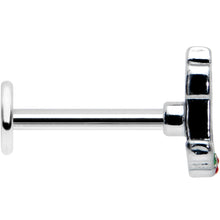 Load image into Gallery viewer, 16G 5/16 Sweet Holiday Christmas Candle Labret Monroe Tragus