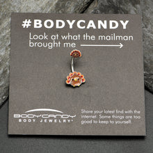 Load image into Gallery viewer, Cute Colorful Turkey Thanksgiving Double Mount Belly Ring