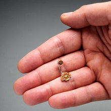 Load image into Gallery viewer, Cute Colorful Turkey Thanksgiving Double Mount Belly Ring