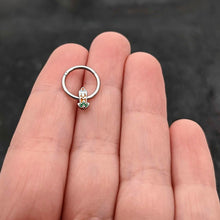 Load image into Gallery viewer, 16G 3/8 Sweet Holiday Candle Christmas Hinged Segment Ring