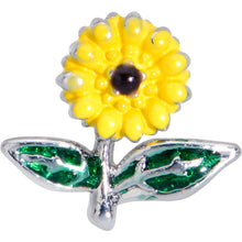 Load image into Gallery viewer, 20G 1/4 Cheery Inlay Sunflower Nose Bone