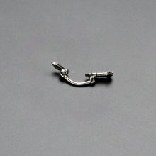 Load image into Gallery viewer, Sweet Christmas Holiday Candle Holly Double Mount Belly Ring