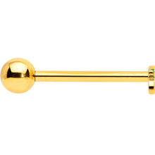 Load image into Gallery viewer, Gold Tone Merry Christmas Inlaid Red Green Barbell Tongue Ring