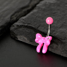 Load image into Gallery viewer, Sydney Belle Girlfriend Collection Pretty Pink Bow Belly Ring