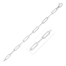 Load image into Gallery viewer, 14K White Gold Wide Paperclip Chain (6.1mm)