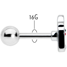 Load image into Gallery viewer, 16G 1/4 Sweet Love Letter Valentine Cartilage Tragus Earring