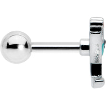 Load image into Gallery viewer, 16G 1/4 Sweet Martini Glass Heart Cartilage Tragus Earring