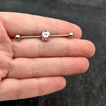 Load image into Gallery viewer, 14G Sweet Love Letter Valentine Industrial Barbell 38mm