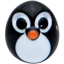 Load image into Gallery viewer, 20G 7mm Gold Tone Round Penguin Face Holiday L Shape Nose Ring