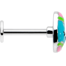 Load image into Gallery viewer, 16G 5/16 Blue Celebration Easter Egg Labret Monroe Tragus