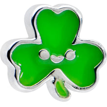 Load image into Gallery viewer, 16G 5/16 Sweet Happy Shamrock St Patricks Labret Monroe Tragus
