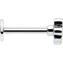Load image into Gallery viewer, 16G 5/16 Sweet Happy Shamrock St Patricks Labret Monroe Tragus