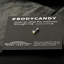 Load image into Gallery viewer, 16G 1/4 Sweet Happy Beer St Patricks Cartilage Tragus Earring