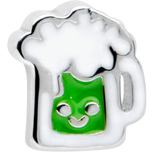 Load image into Gallery viewer, 16G 1/4 Sweet Happy Green Beer St Patricks Cartilage Tragus Earring