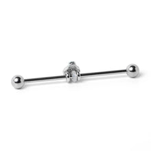 Load image into Gallery viewer, 14G Sweet Happy Leprechaun St Patricks Industrial Barbell 38mm