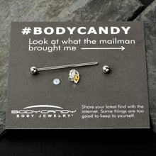 Load image into Gallery viewer, 14G Sweet Happy Beer St Patricks Day Industrial Barbell 38mm