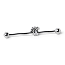 Load image into Gallery viewer, 14G Sweet Happy Green Beer St Patricks Industrial Barbell 38mm