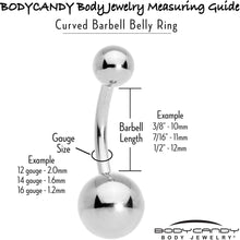 Load image into Gallery viewer, Pink Clear Gem Rose Gold Tone Wide Eye Dangle Belly Ring