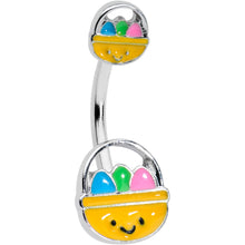 Load image into Gallery viewer, Celebration Easter Basket Double Mount Belly Ring