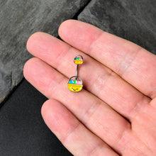 Load image into Gallery viewer, Celebration Easter Basket Double Mount Belly Ring
