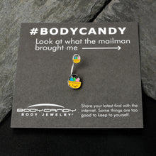Load image into Gallery viewer, Celebration Easter Basket Double Mount Belly Ring