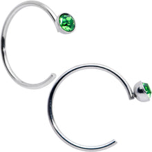 Load image into Gallery viewer, 20G 5/16 Nose Hoop Gem Faux Opal Pack Dynasty Nose Ring Set of 6
