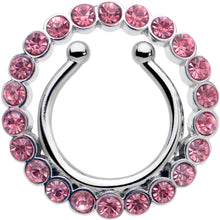 Load image into Gallery viewer, Clip On Fake Nipple Ring Set - Pink, Blue or Clear
