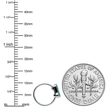Load image into Gallery viewer, 20G 5/16 Glitter Top Hat Shamrock St Patricks Nose Hoop