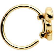 Load image into Gallery viewer, 20G 5/16 Gold Tone Cutie Easter Bunny Nose Hoop
