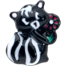 Load image into Gallery viewer, 16G 5/16 Black Funky Skunk Labret Monroe Tragus