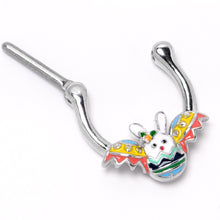 Load image into Gallery viewer, 16G 5/16 Easter Egg Bunny Cartilage Clicker
