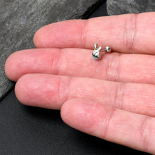 Load image into Gallery viewer, 16G 1/4 Easter Egg Bunny Cartilage Tragus Earring