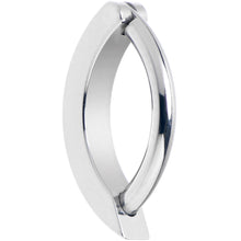 Load image into Gallery viewer, Clear CZ Gem ASTM F-136 Implant Grade Titanium Forward Facing Belly Ring
