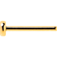 Load image into Gallery viewer, 20G 5/16 Gold Hue ASTM F-136 Implant Grade Titanium Threadless Post Only Labret