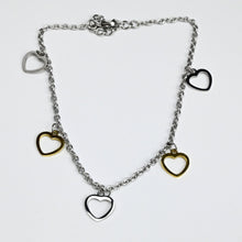 Load image into Gallery viewer, Open Heart Dangle Stainless Steel Ankle Bracelet