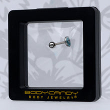Load image into Gallery viewer, 16G 1/4 Loving Blue Whales Cartilage Tragus Stud