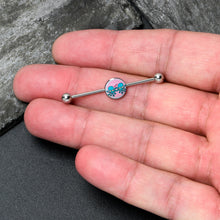 Load image into Gallery viewer, 14G Loving Octopus Duo Industrial Barbell 38mm