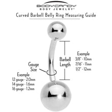 Load image into Gallery viewer, Clear Blue Gem Mermaid Whale Rider Moon Dangle Belly Ring